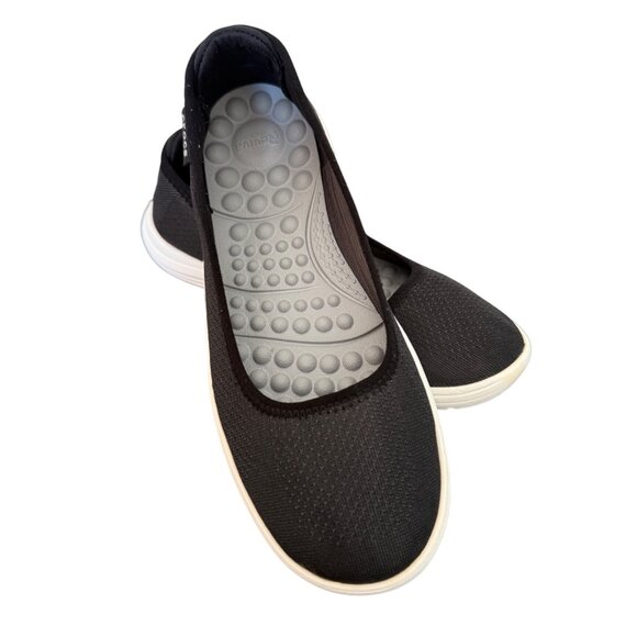 Crocs Womens Size 7 Black Slip-On Comfort Flats - Picture 8 of 8